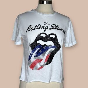 The Rolling Stones Crop Top